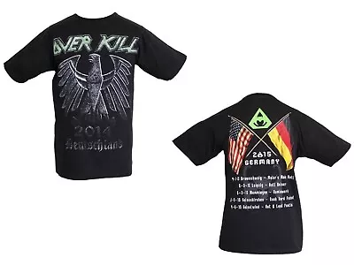 Buy OVERKILL - Bundesadler 2015 Tour - T-Shirt - Größe Size M - Neu • 18.15£