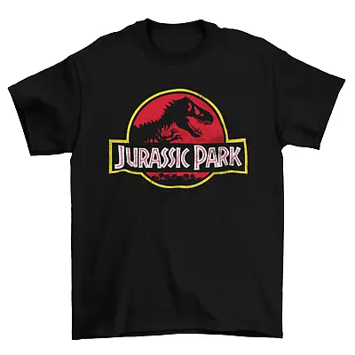 Buy Jurassic Park Original Black T-Shirt Official Dinosaur Jurassic World • 14.99£