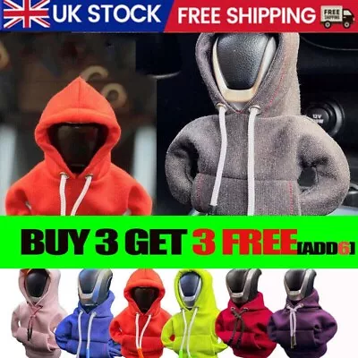 Buy Hoodie Car Gear Stick Auto Handle Shift Knob Decors Cover Hoody Mini Clothes NEW • 5.99£