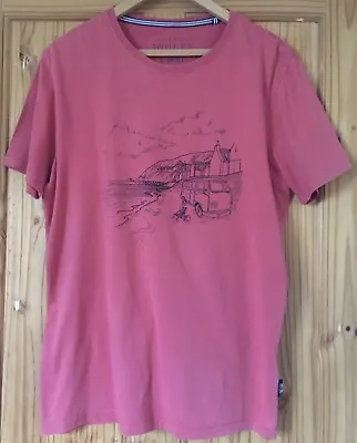 Buy Joules ! Size M ( 44 In Chest ) ! Deep Pink Cotton T-shirt ! Vw Camper Van ! Vgc • 5.99£