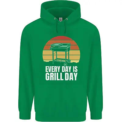 Buy Every Days A Grill Day Funny BBQ Retirement Mens 80% Cotton Hoodie • 19.99£