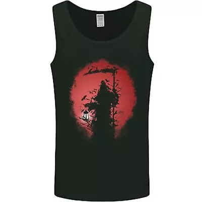 Buy Afterlife Grim Reaper Death Gothic Skull Mens Vest Tank Top • 11.99£