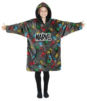 Buy Marvel Hoodies For Boys, Fleece Oversized Blanket Hoodie Avengers • 29.49£