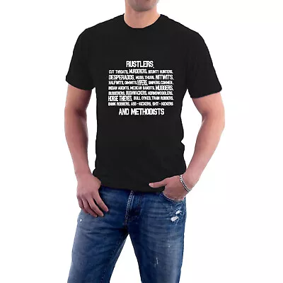 Buy Blazing Saddles T-shirt Hedley Lamarr Rustlers And Methodists Tee By Sillytees • 14£