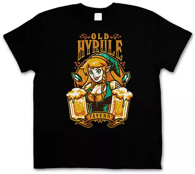 Buy OLD HYRULE TAVERN I T-SHIRT Link Gameboy Legend Game Retro Zelda Triforce Logo • 21.54£