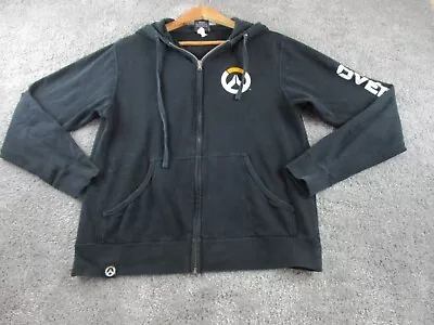 Buy Overwatch Hooded Jacket Hoodie Medium Long Sleeve Zip Up Fleece Lined Jinx • 28.44£