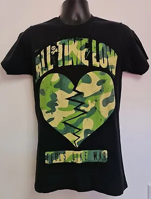 Buy All Time Low Emo Rock Band T Shirt Feels Like War Size Small Alternative  • 18£