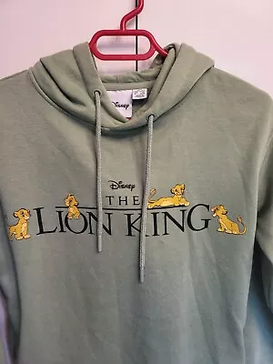 Buy Primark Womens Green Cotton Pullover Hoodie Size 2XS Pullover - The Lion King • 5£