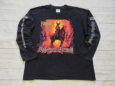Buy Vintage Marduk Infernal Eternal Double Sided Metal Rock Band T-shirt XL/2XL • 99.99£