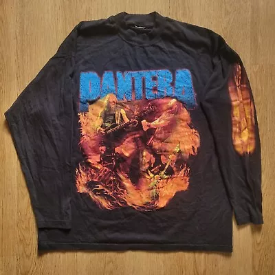 Buy Pantera Vintage Longsleeve T-Shirt Size Large • 60£