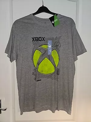 Buy *primark* Gorgeous Grey Mens Xbox Computer Design T-shirt Top Bnwt Size Large • 4.99£