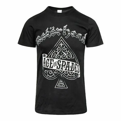 Buy Official Motorhead T Shirt Ace Of Spades Black Classic Rock Metal Band Tee New • 14.90£