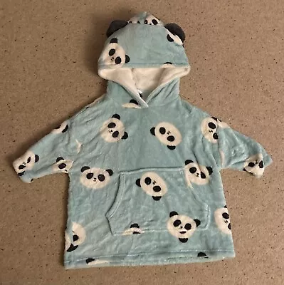 Buy M&S Children’s Kids Novelty Foldable Panda Hoodie Plush Oodie Size Small 3-4Yrs • 7.99£