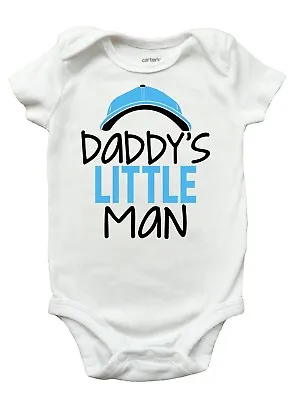 Buy Daddy's Little Man Shirt, Daddys Little Man Bodysuit, Daddy's Little Man Romper • 9.44£