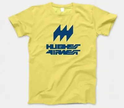 Buy Hughes Airwest T Shirt 602 Howard Hughes The Aviator Airline TWA Hercules Pan Am • 12.95£
