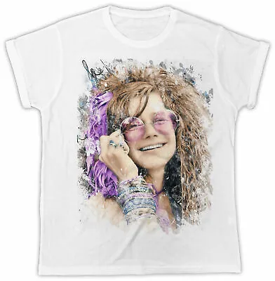 Buy Janis Joplin T-shirt Tv Movie Poster Unisex Cool Funny Tee Retro • 6.99£