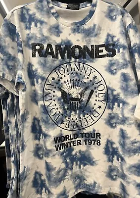 Buy The Ramones World Tour Winter 1978 Tour  Men's T-Shirt UK Sizes XS-3XL • 21.99£