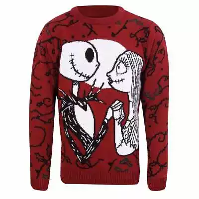 Buy Nightmare Before Chr - Jack And Sally Unisex Knitted Jumper Small -  - K777z • 32.83£