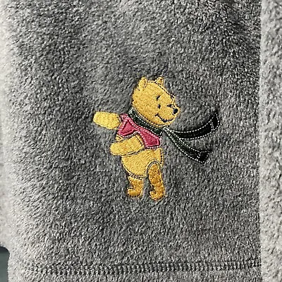 Buy Women’s Gray Winnie The Pooh Embroidered Christmas Sweater: High Collar - Size M • 12.24£