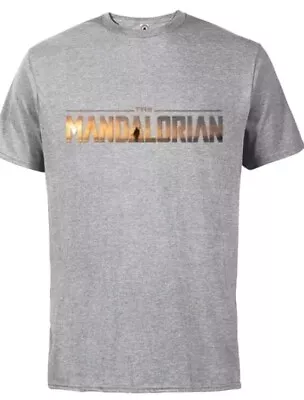 Buy Star Wars The Mandalorian T-shirt Light GREY Medium • 9.99£