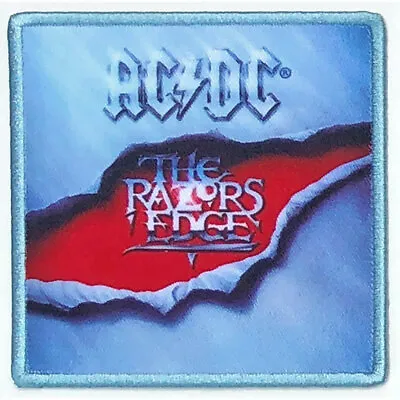 Buy AC/DC Iron-On Printed Album Patch: THE RAZORS EDGE: Official Licenced Merch Gift • 4.50£