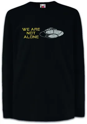 Buy WE ARE NOT ALONE Kids Long Sleeve T-Shirt Fargo Ufo Alien Symbol Flying Saucers • 18.99£