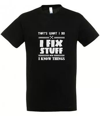 Buy I FIX STUFF T Shirt Novelty Funny Gift Present Joke • 8.95£
