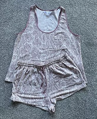 Buy Ladies Vest + Shorts Primark Pyjamas Set Medium Size 12-14  • 4£