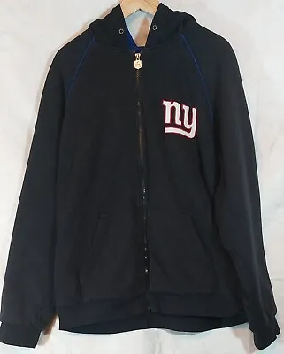 Buy NFL Pro Line NEW YORK GIANTS Rare Thick Fleece Lined Hoodie/ Jacket Size XL • 29.95£