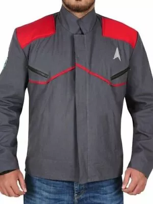 Buy Star Trek Beyond Zachary Quinto Grey Jacket With Patch • 66.34£