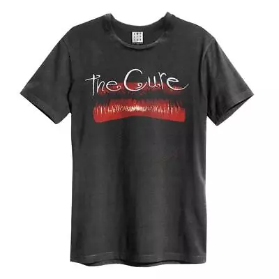 Buy Amplified The Cure Lips Mens Charcoal T Shirt The Cure Lips Classic Tee • 19.95£