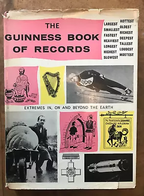 Buy The Guinness Book Of Records 1966 Hardback Dust Jacket • 12.95£