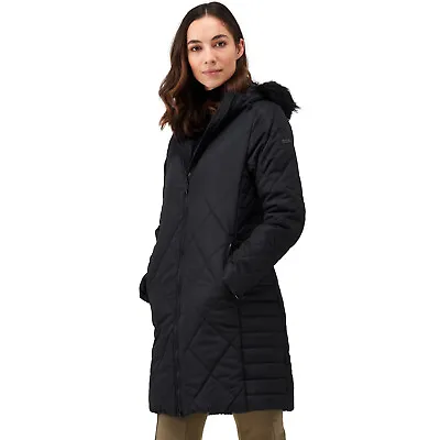Buy Regatta Womens Fritha II Insulated Hooded Warm Winter Parka Jacket Coat • 39.42£