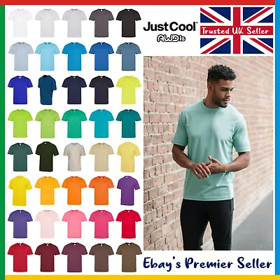 Buy AWDis Cool T-Shirt - Mens 100% Polyester Plain Tee - Wicking Quick Dry - JC001 • 6.75£