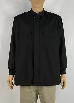 Buy Mens Jacket L Everyday Fleece Lining Zip Up Pockets Mock Neck Casual Ladies • 9.95£
