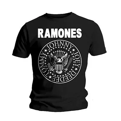 Buy The Ramones Seal Logo Rock Punk Heavy Metal Licensed Tee T-Shirt Men • 15.99£