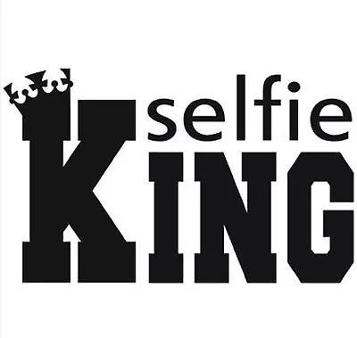 Buy BRAND New SELFIE KING White T-Shirts Small To 5XL • 15.44£