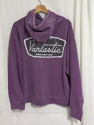 Buy Mens XL Purple Vantastic Customs Hoodie New Van Life Newquay • 18.99£