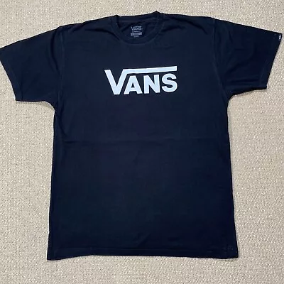 Buy Vans T Shirt Mens Large Classic Fit Black Skate Skateboarding Featherweight Tee • 11.99£