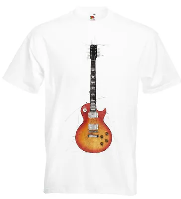 Buy Gibson Les Paul Sunburst T Shirt Jimmy Page Slash Paul Kossoff Peter Green • 13.95£