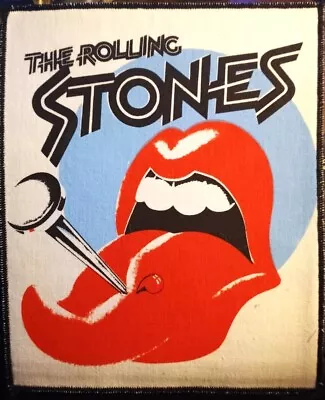 Buy Vintage 1970s Rolling Stones Denim Jacket Patch-8  X 7  • 4.72£