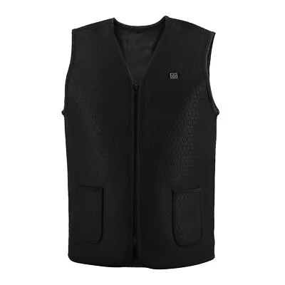 Buy Electric USB Heated Vest Jacket Gilet Warm Up Heating Pad Body Warmer Women Men • 19.99£