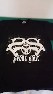Buy Stone Sour Graphic Print Angel Wings Rock Band T Shirt Unisex Small T Metal • 12.49£