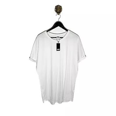 Buy Urban Classics White Short Sleeve T Shirt Mens Size L BNWT • 8.49£