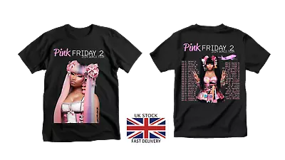 Buy 2024 Nicki Minaj Tour T-Shirt Nicki Minaj Pink Friday 2 Concert Shirt Fan Tshirt • 9.99£