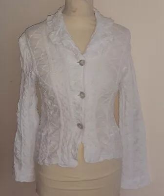 Buy Coronets And Queens White Jacket Size 10/12 • 18£