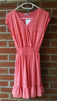 Buy Elbise Coral Summer Dress Gypsy Boho Style Reyon Clothing Size Eur M 10-12 Bnwt • 12£