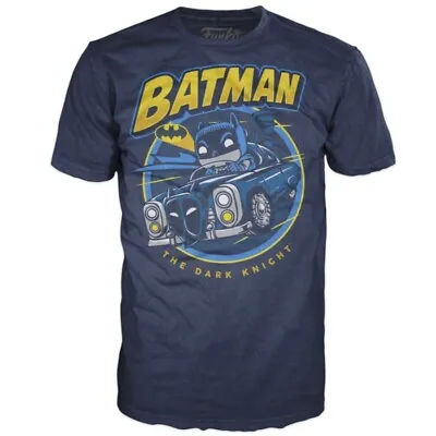 Buy DC Comics Funko POP! Tees T-Shirt Batman Simple Ride Dark Knight Black Size XXL • 17.95£