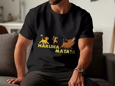 Buy The Lion King Hakuna Matata Kids Cartoon T-Shirt,  Unisex  2024 Tee Top, Disney • 10.99£