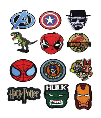 Buy Movie Characters Super Heroes Embroidered Patch Sew Iron Patches Badges • 2.79£